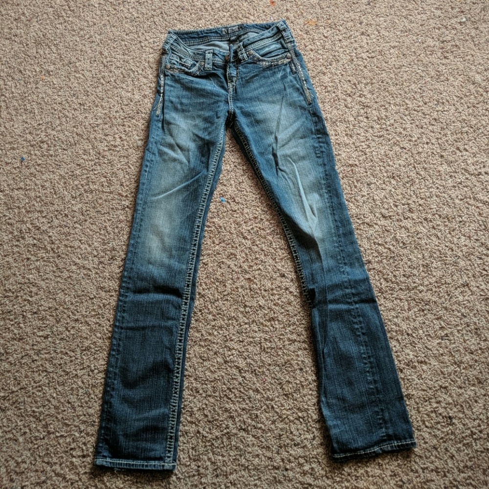 Silver jeans